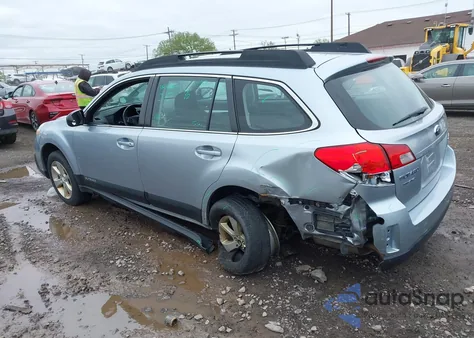2014 Subaru Outback 2.5I z USA, uszkodzony, nr VIN 4S4BRBACXE3303632